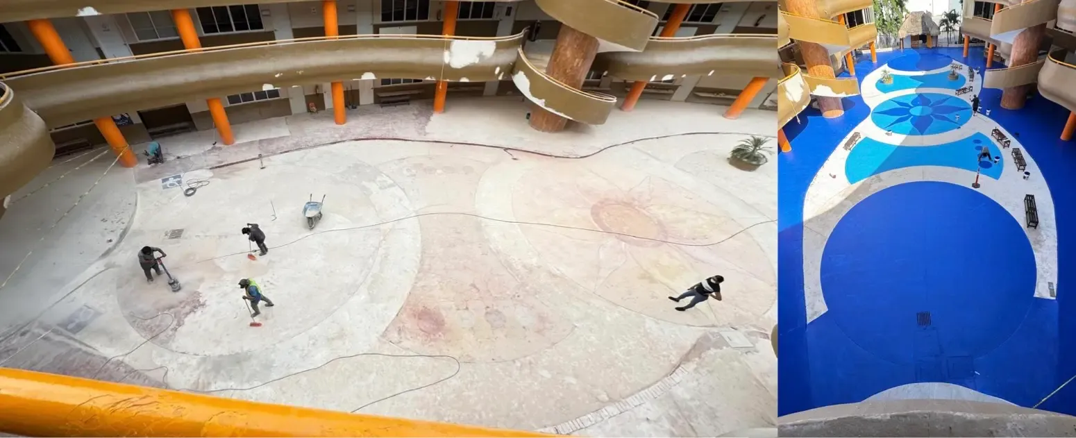 Arte de piso terminado